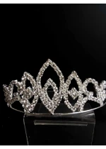 Мини тиара за коса белгийски кристали - Miss Fashion